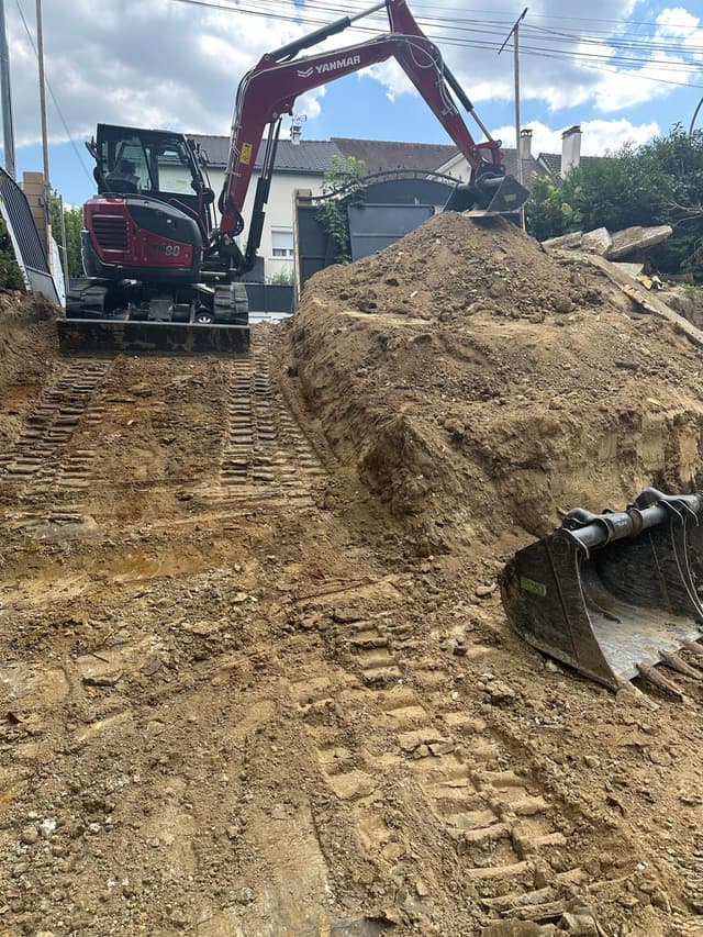 Terrassement pour Maison Neuve
